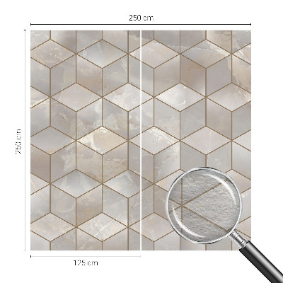 Flis fototapeta z geometrijskim mozaikom