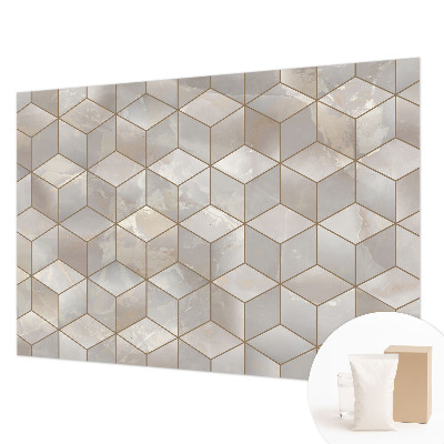 Flis fototapeta z geometrijskim mozaikom