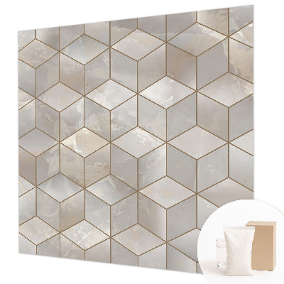Flis fototapeta z geometrijskim mozaikom