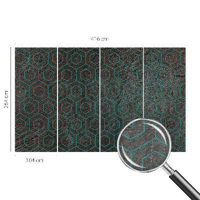 Fototapeta za steno z geometrijskim vzorcem