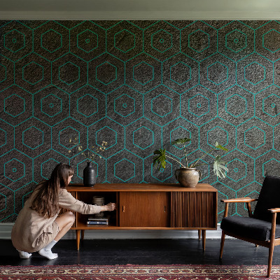 Fototapeta za steno z geometrijskim vzorcem
