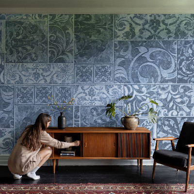 Tiskana fototapeta flis Rastlinski okraski