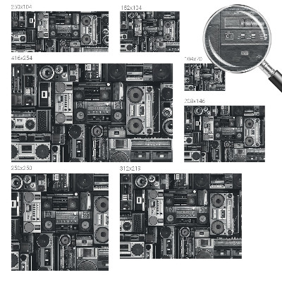 Fototapeta po meri Retro radio