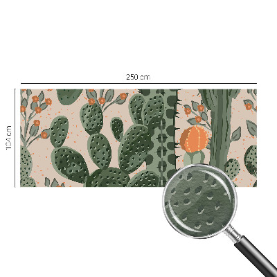 Flis fototapeta za otroško sobo Zeleni kaktusi