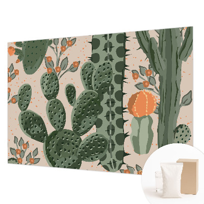 Flis fototapeta za otroško sobo Zeleni kaktusi