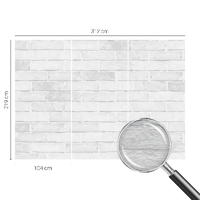 Stenska dekoracija fototapeta z motivom opečne stene
