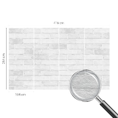 Stenska dekoracija fototapeta z motivom opečne stene