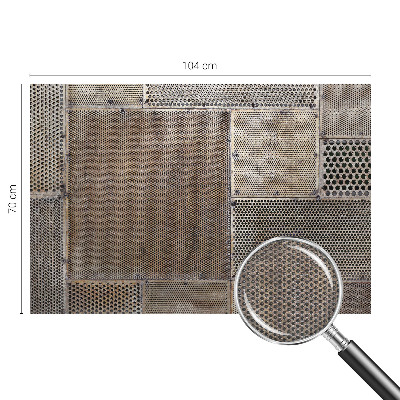 Tiskana fototapeta flis Kovinski vzorci