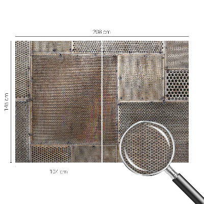 Tiskana fototapeta flis Kovinski vzorci