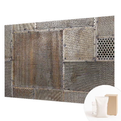 Tiskana fototapeta flis Kovinski vzorci