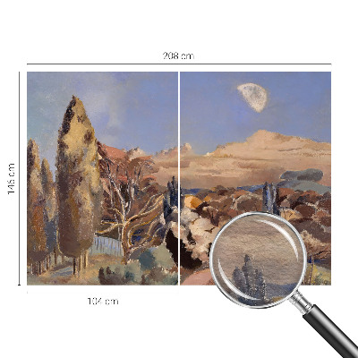 Fototapeta za dnevno sobo Gozdna pokrajina