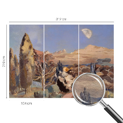 Fototapeta za dnevno sobo Gozdna pokrajina