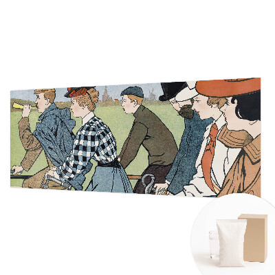 Flis fototapeta za otroško sobo Starinski kolesarji