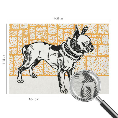 Moderna fototapeta Retro pes