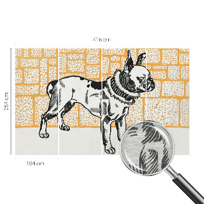 Moderna fototapeta Retro pes