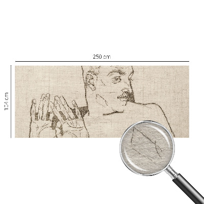 Stenska dekoracija fototapeta z izrazitim značajem za poudaritev prostora