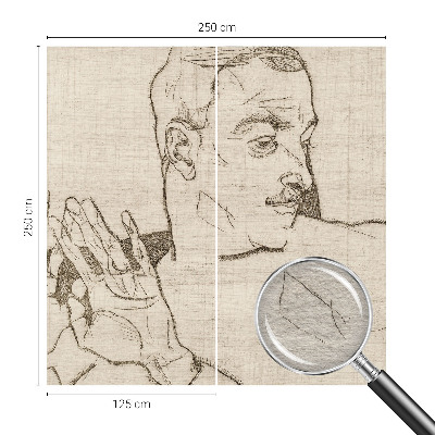 Stenska dekoracija fototapeta z izrazitim značajem za poudaritev prostora