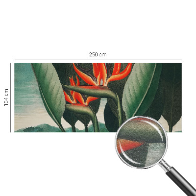 Flis fototapeta z motivom eksotičnega cvetja