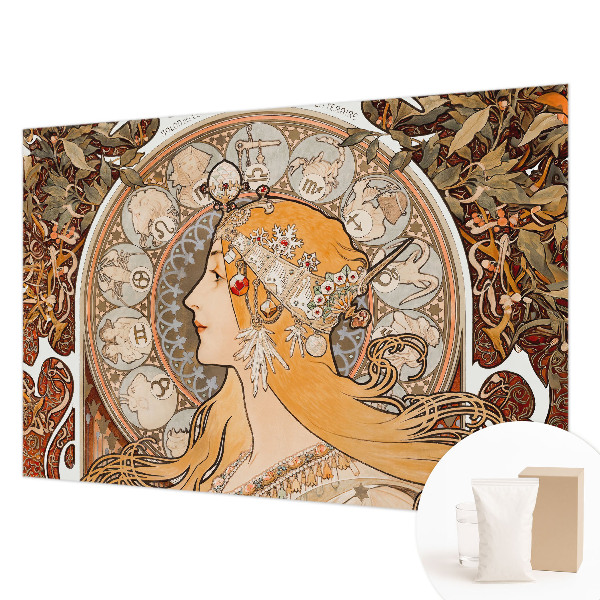 Netkana fototapeta z zodiakalnim motivom v elegantnem slogu