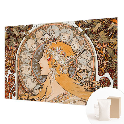 Netkana fototapeta z zodiakalnim motivom v elegantnem slogu