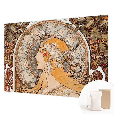 Netkana fototapeta z zodiakalnim motivom v elegantnem slogu