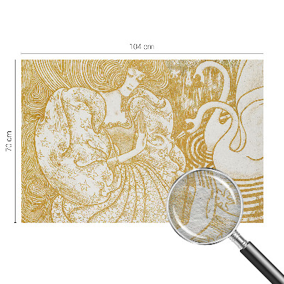 Stenska fototapeta flis Ženstvena eleganca