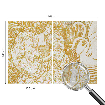 Stenska fototapeta flis Ženstvena eleganca