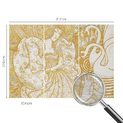 Stenska fototapeta flis Ženstvena eleganca