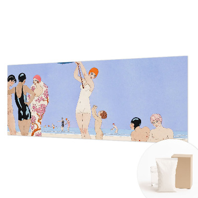 Flis fototapeta za otroško sobo z motivom retro plaže