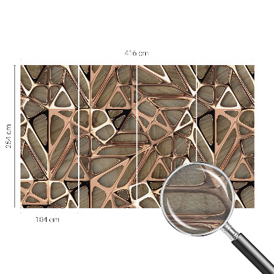 Moderna fototapeta z geometrijskim vzorcem