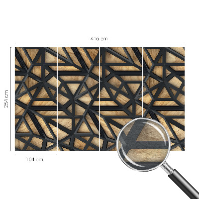 Visokokakovostna fototapeta Geometrijska povezava