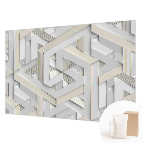 Stenska dekoracija fototapeta Iluzorne oblike