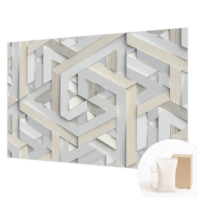 Stenska dekoracija fototapeta Iluzorne oblike