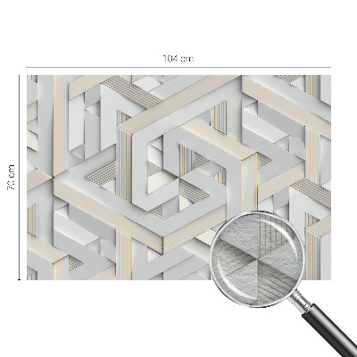 Stenska dekoracija fototapeta Iluzorne oblike