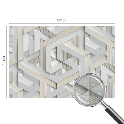 Stenska dekoracija fototapeta Iluzorne oblike