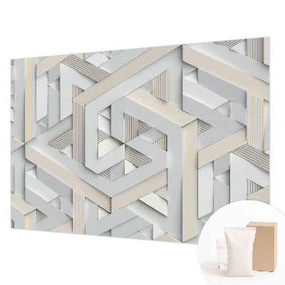 Stenska dekoracija fototapeta Iluzorne oblike