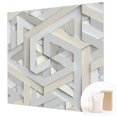 Stenska dekoracija fototapeta Iluzorne oblike