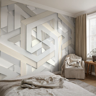 Stenska dekoracija fototapeta Iluzorne oblike