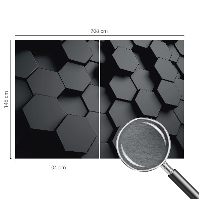 Dekorativna fototapeta 3D šesterokotniki