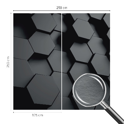 Dekorativna fototapeta 3D šesterokotniki