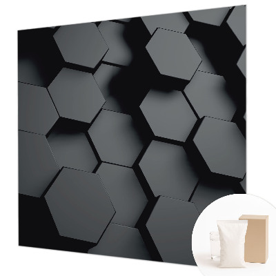 Dekorativna fototapeta 3D šesterokotniki