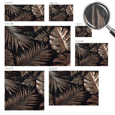 Fototapeta s tiskom Eksotični listi