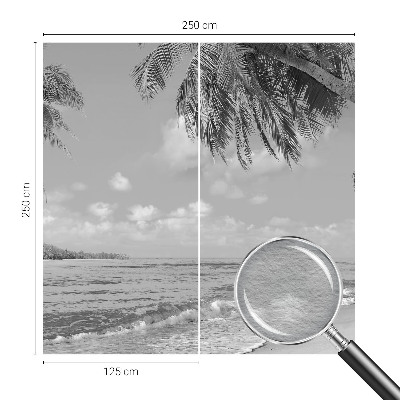 Netkana fototapeta Tropski raj