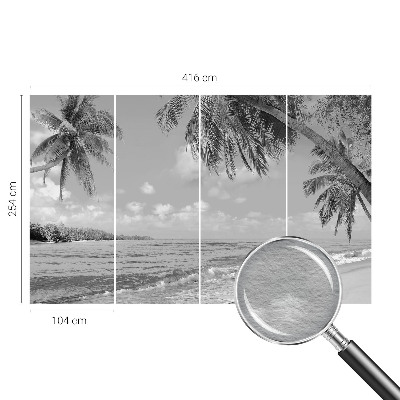Netkana fototapeta s tropskim motivom