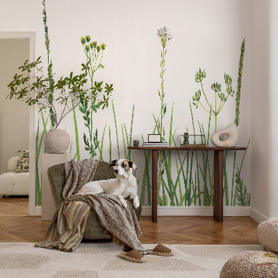 Stenska fototapeta flis Subtilna flora