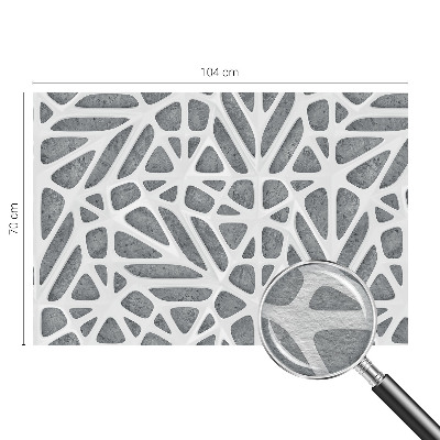 Flis fototapeta za otroško sobo z geometrijskim omrežjem