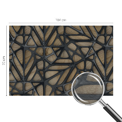 Stenska dekoracija fototapeta Lesena mreža