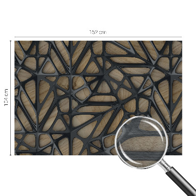 Stenska dekoracija fototapeta Lesena mreža