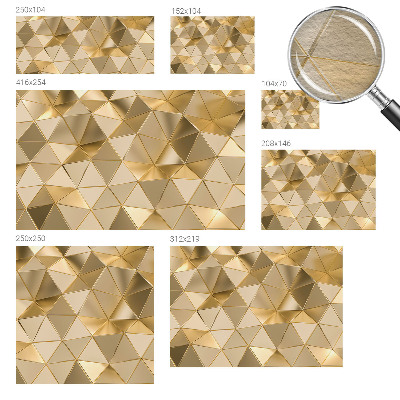 Flis fototapeta Trikotni vzorci