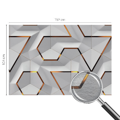 Netkana fototapeta Tridimenzionalni vzorci